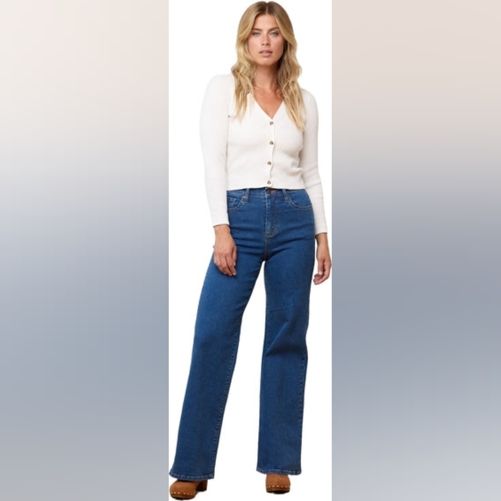 High Rise Blue Women's Jeans